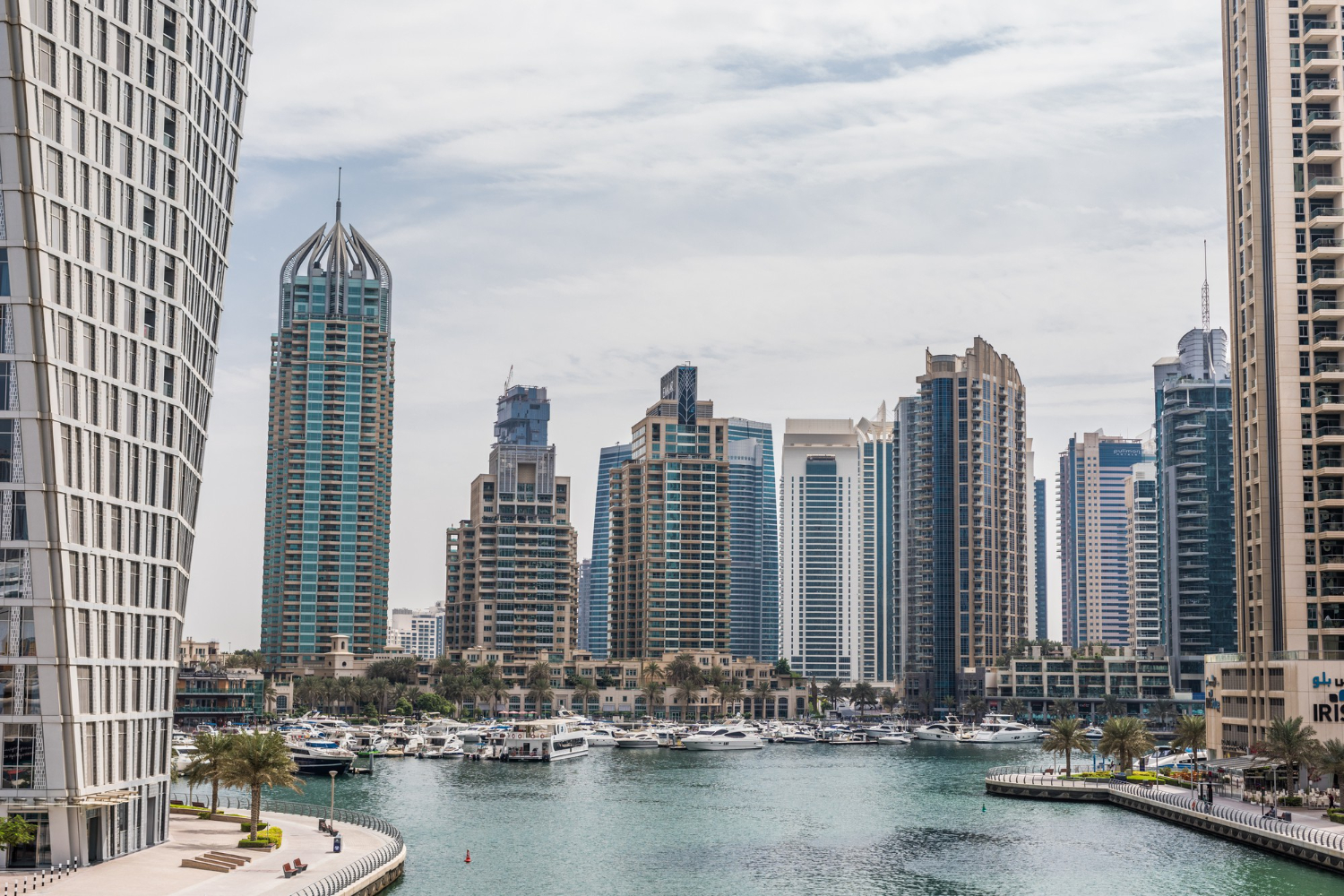 Dubai Marina skyline representing UAE enterprise AI call center deployment